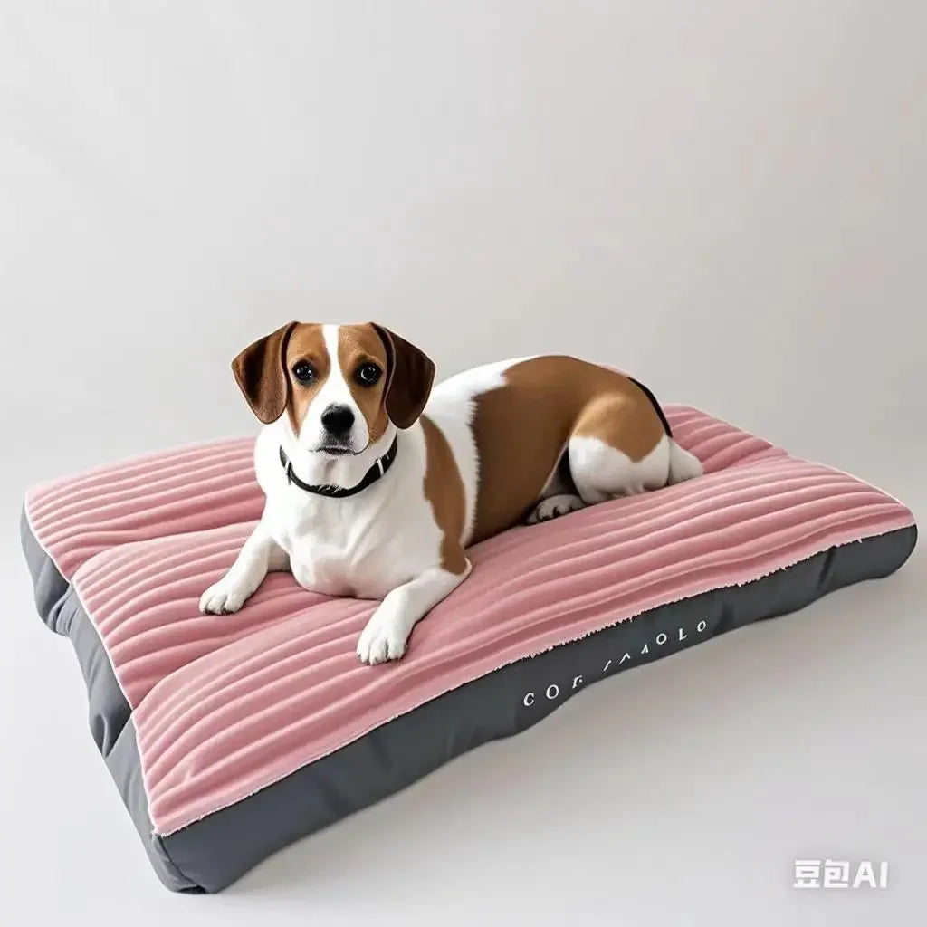 Big Dog Mat Corduroy Pad for Medium Large Dogs Oversize Pet Sleeping Bed Big Thicken Dog Sofa Removable Washable