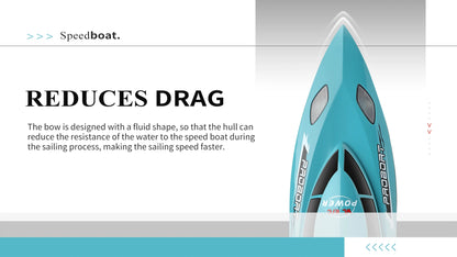 High Speed Racing Speedboat Toy For Children or Adults -Remote Control 55KM/H 35KM/H