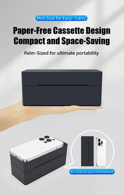 4 inch Bluetooth thermal printer for 30mm-110mm Paper label printer