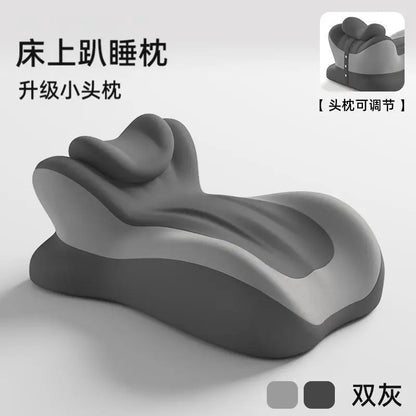 Wedge Shape Memory Foam Pillow Ergonomic Support for Neck Back Leg Rest