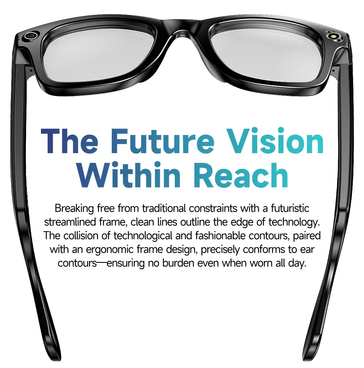TOP 1 Meta AI Smart Glasses 13MP Camera Video Recording 100+ Languages Translation Sunglasses