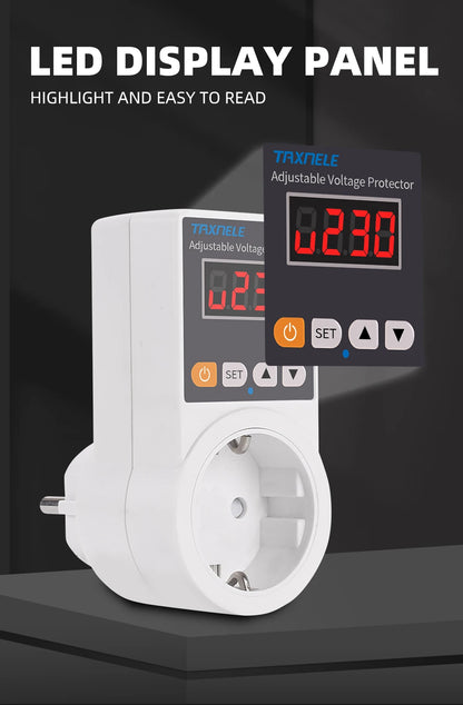 Automatic Voltage Protector Socket AC 220V 16A