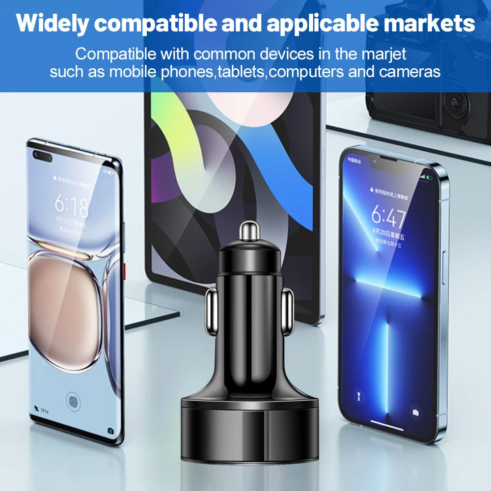 Vumpach 5 Ports USB Car Charge 250W Quick 7A Mini Fast Charging For iPhone