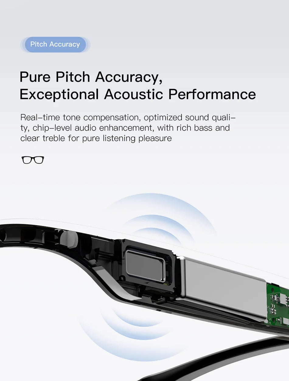 Smart Glasses 2026 4K HD Chat GPT 800MP Camera Recording WIFI - Bluetooth Call 260Mah Voice Assistant