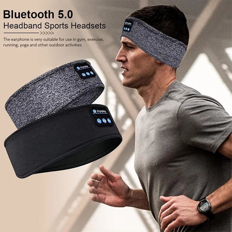 Headband Elastic Wireless Headphones Wireless Bluetooth Headset Headband