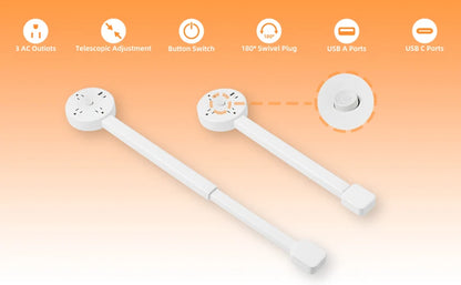 Electrical Adjustable Wall Plug Rotates Outlet Extender for sockets