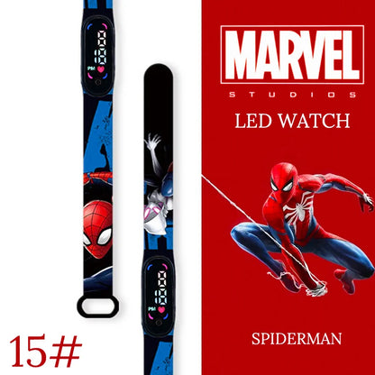 New Spiderman Kid's Waterproof Watches  Digital Watch Boys LED Clock