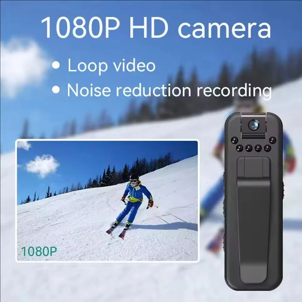 1080P HD Mini Camera Portable Digital Video Recorder- Camcorder Night Vision Body Cam Infrared
