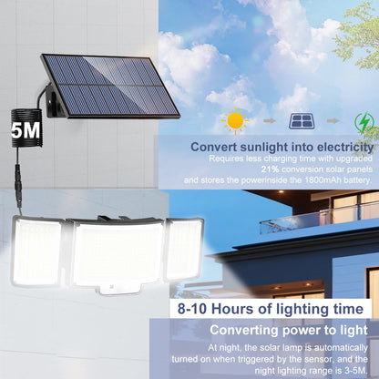 Waterproof Solar Outdoor security  Lights Motion Sensor