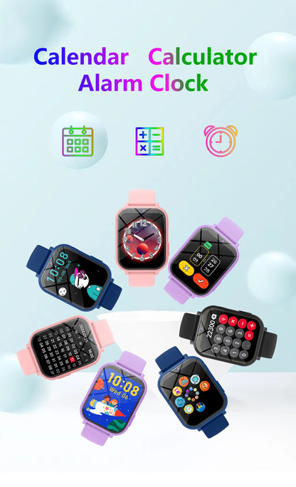 Kids Smart Watch Games HD Screen Camera Flashlight Sleep Monitor Alarm