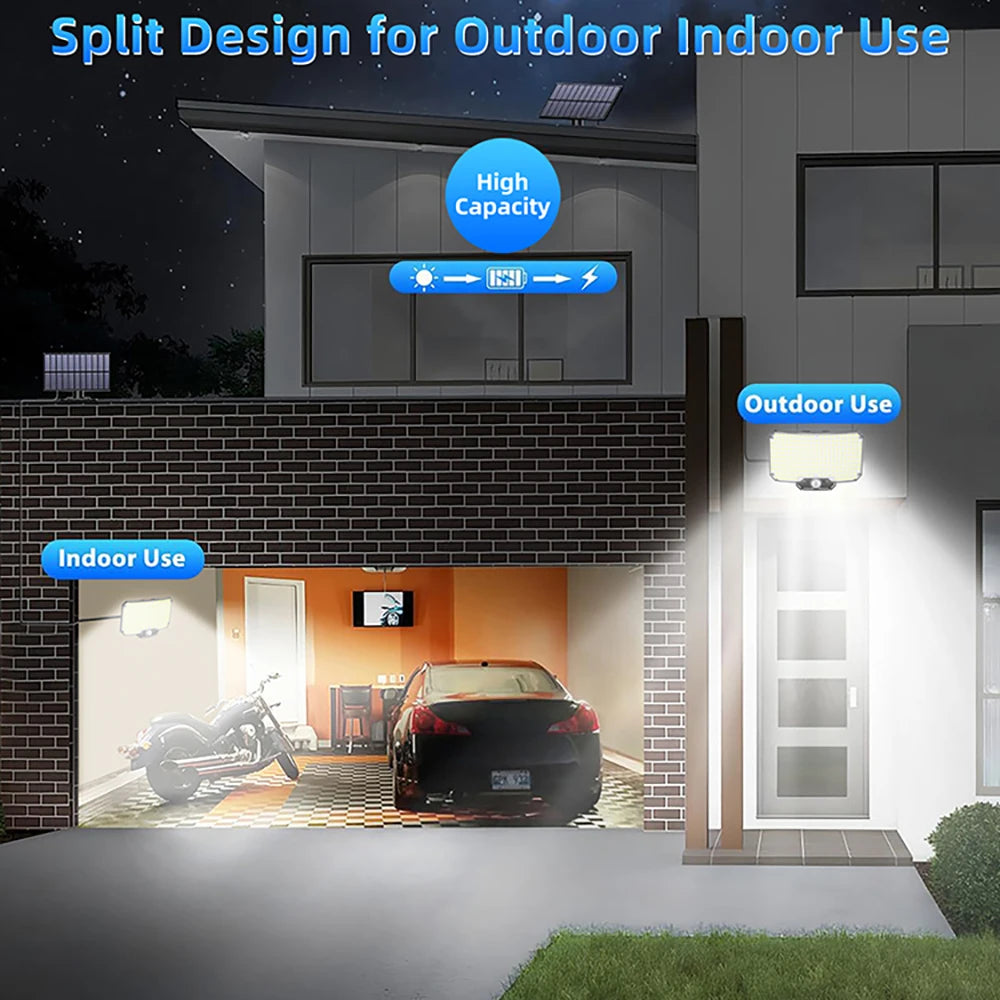 Waterproof Solar Outdoor security  Lights Motion Sensor