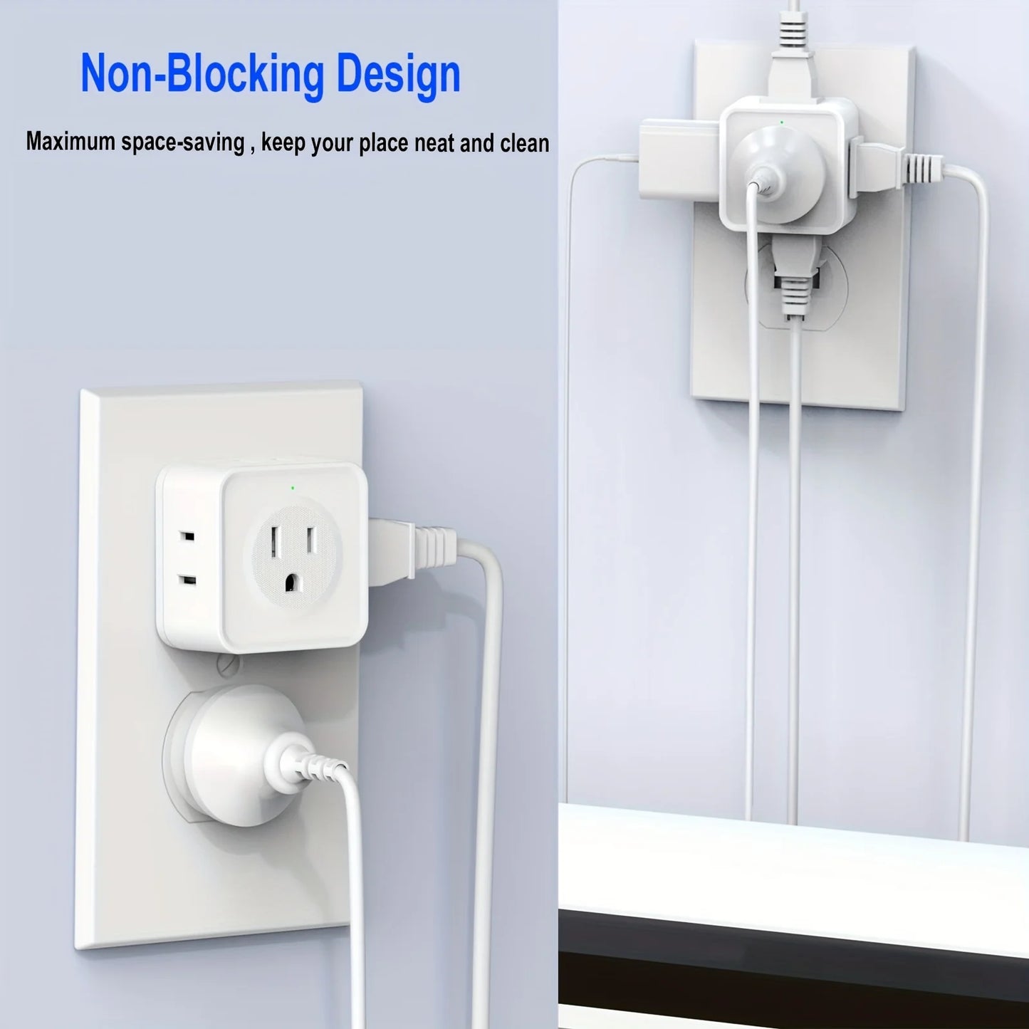 Small Multi Plug Outlet with 5AC Outlets