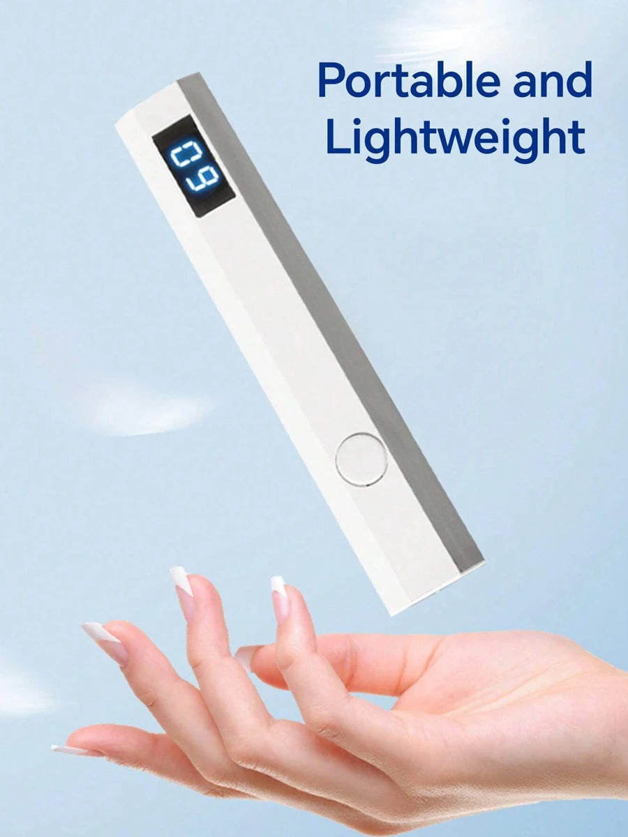 Portable Handheld UV Light lamp for Gel Nails  Rechargeable