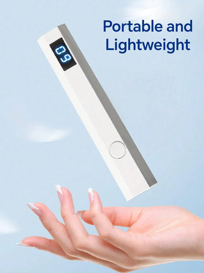 Portable Handheld UV Light lamp for Gel Nails  Rechargeable