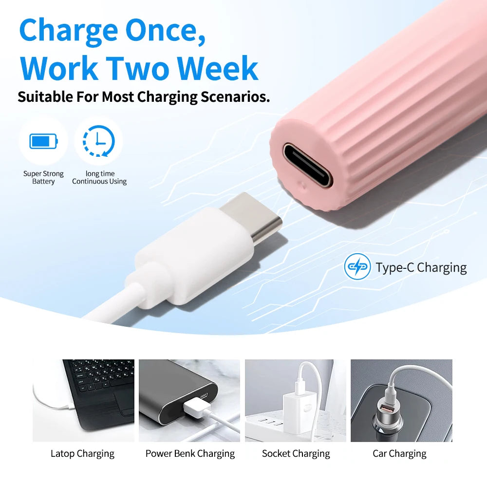 Pencil Lamp Nail UV LED Dryer Portable Rechargeable Flashlight UV Light