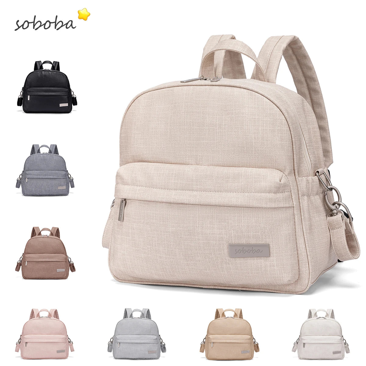 Stylish waterproof large capacity Diaper Backpack -Multi-functional Bag