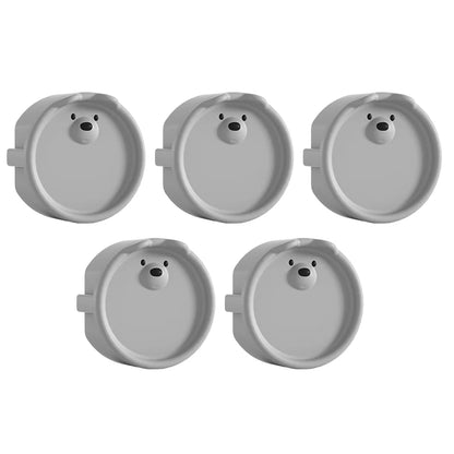 5Pcs Baby Safety Protection Silicon Socket Cover