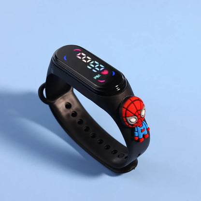 New Spiderman Kid's Waterproof Watches  Digital Watch Boys LED Clock