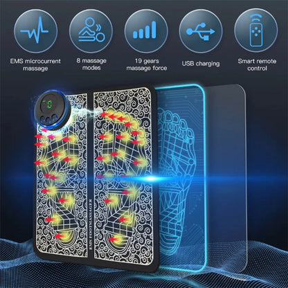 Electric Foot Massager Pad Muscle Massage Relaxation / Remote control/ Massage patch