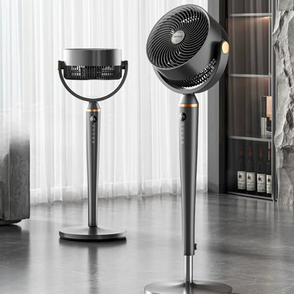 Smart Voice Control Fan with Aromatherapy Energy Saving Pure Copper Motor Air Circulator