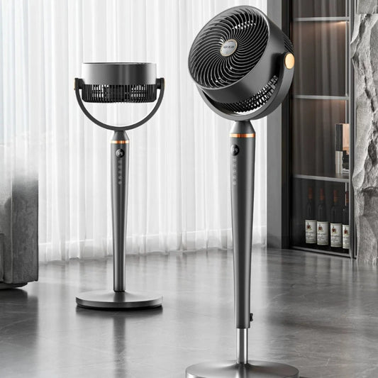Smart Voice Control Fan with Aromatherapy Energy Saving Pure Copper Motor Air Circulator