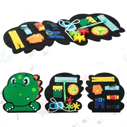 Busy Board Montessori Toys for Toddler Busy Book Sensory - Preschool Early Education