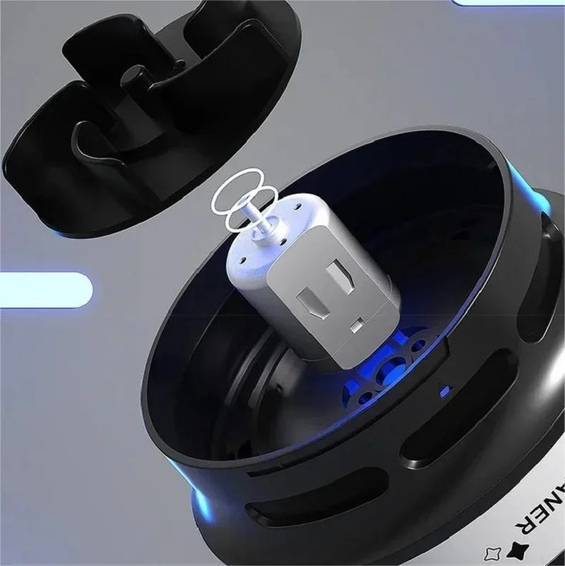 Handheld Mini Vacuum Cleaner Home Office Desktop and keyboard