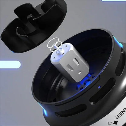 Handheld Mini Vacuum Cleaner Home Office Desktop and keyboard