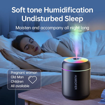 Mini light Air Humidifier USB Electric Aroma Diffuser Essential Oil Purifier
