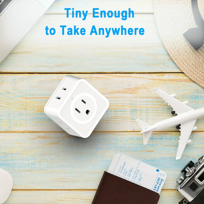 Small Multi Plug Outlet with 5AC Outlets
