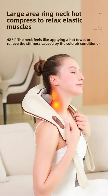 New USB U-Shape Neck and shoulder Shiatsu Cordless Massager