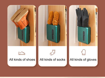 Electric Shoes Dryer Deodorizer with Heat Dehumidifier Device Foot Warmer Heater