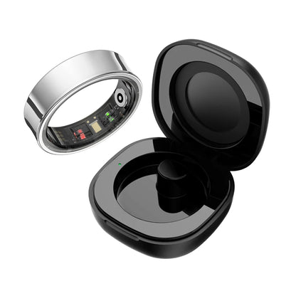 Smart Ring Men Women with Charging Case ,Heart Rate Blood Oxygen,Skin Temperature Monitor