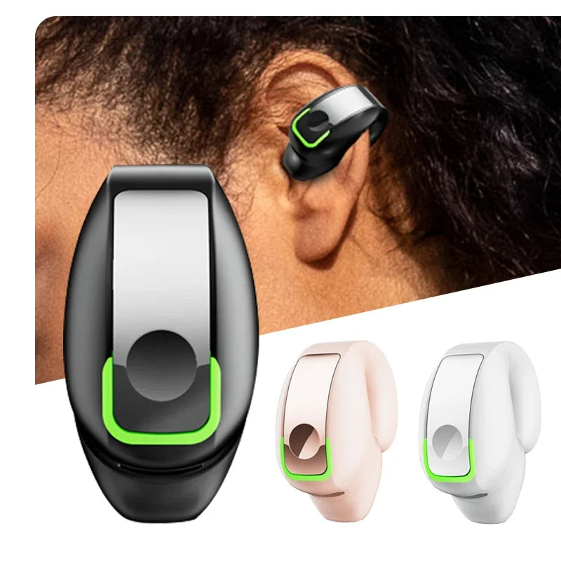 Earphone Clip Wireless Bluetooth Sport Noise Canceling