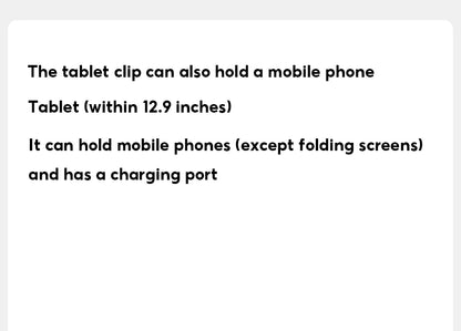 Stand Phone, Tablet Holder Floor Aluminum  Retractable iPad Clip