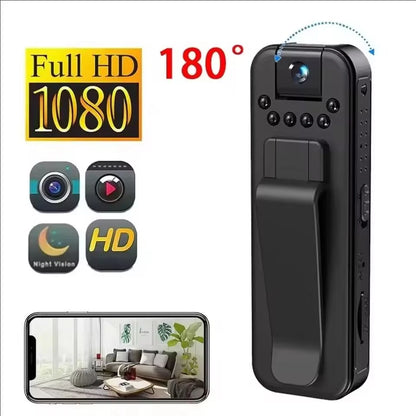1080P HD Mini Camera Portable Digital Video Recorder- Camcorder Night Vision Body Cam Infrared