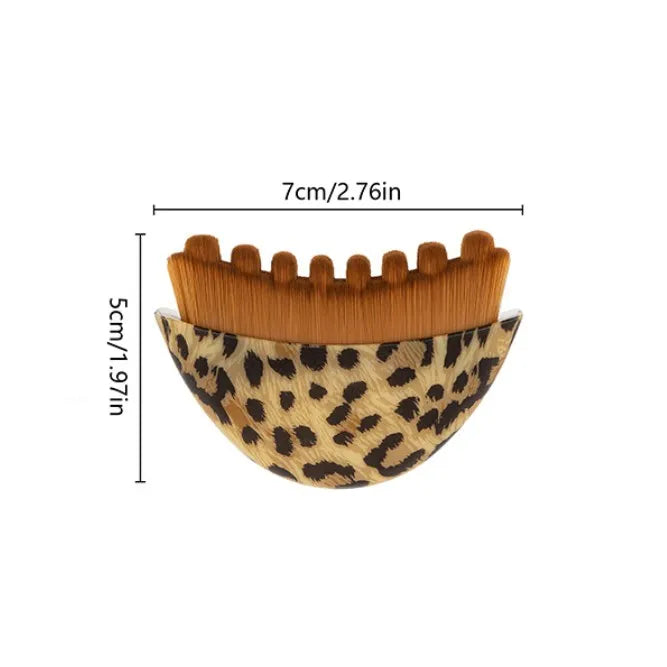 Facial Massage Brush for Face & Jawline, Ergonomic Dry Brush Designed for Precise Contour Fit, Manual Skin Massager Tool