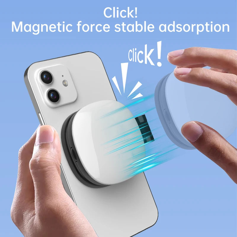 Mini Magnetic Selfie Mirror Led Light dual-colour adjustable reversible fill light bracket