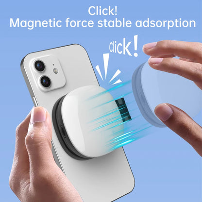 Mini Magnetic Selfie Mirror Led Light dual-colour adjustable reversible fill light bracket
