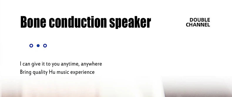 Bone conduction wireless speaker features dynamic audio