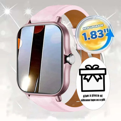 Smart Watch 1.83'' Full Screen Bluetooth Talk Blood Oxygen/Blood Pressure Monitor Smartwatch for women & men