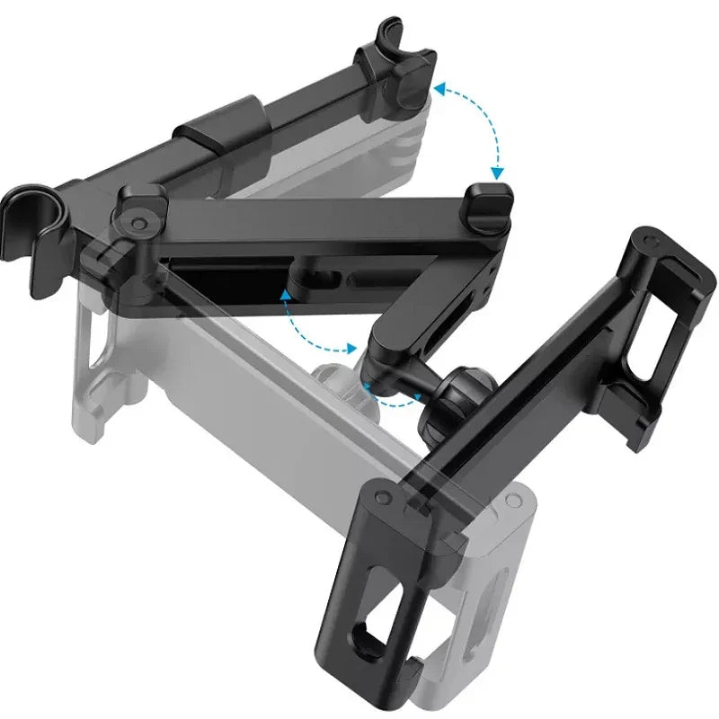 Telescopic Car Rear Pillow Phone Holder Tablet Rotating Car seat Rear Stand Headrest Brac ket for Phone Tablet 5 13 Inch