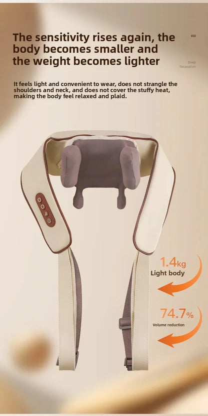 New USB U-Shape Neck and shoulder Shiatsu Cordless Massager
