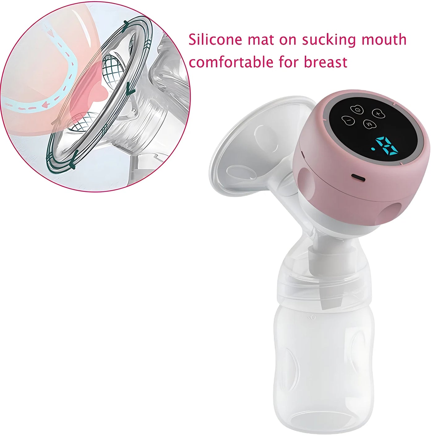 Electric Breast Pump Intelligent Integrated High Suction  - Painless and Silent Breast pump