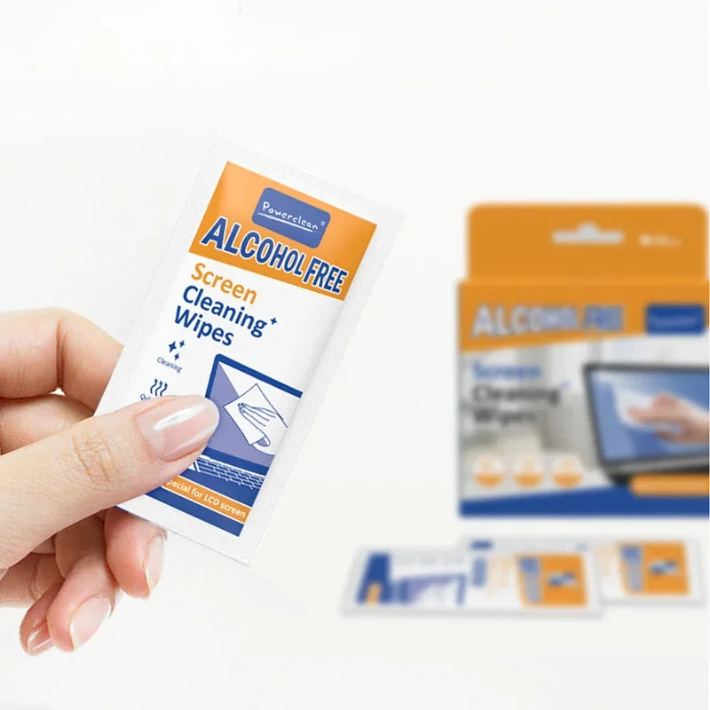 40 Pack PC Cleaners Wipes - Dry and Wet Screen Cleaning Cloths for screens