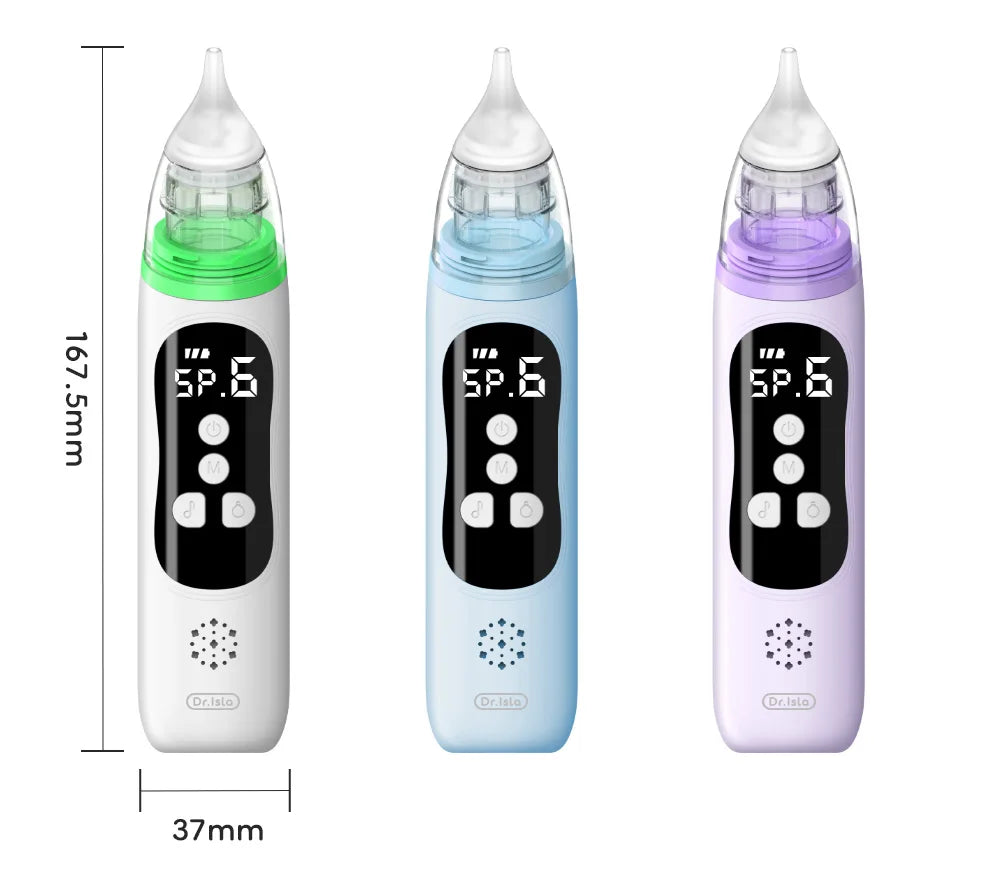 MAMIJOY Baby Electric Nasal Aspirator Nose Suction - Painless silicone material