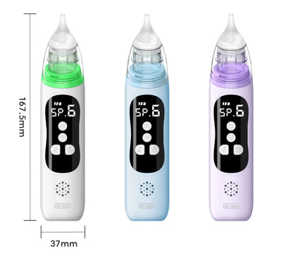 MAMIJOY Baby Electric Nasal Aspirator Nose Suction - Painless silicone material