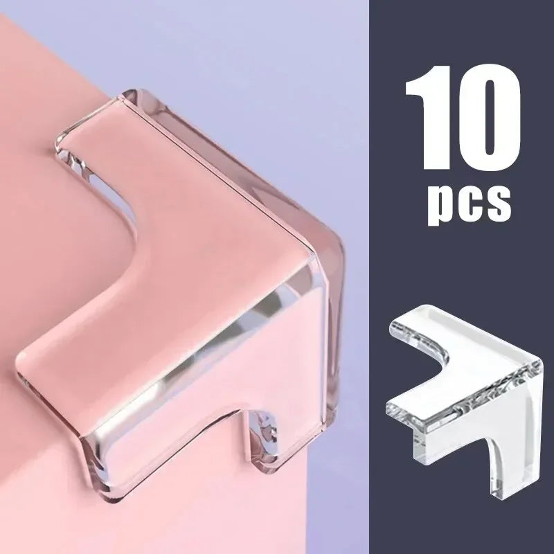 10PCS Children's clear Soft Anti-collision Furniture Corner Protectors