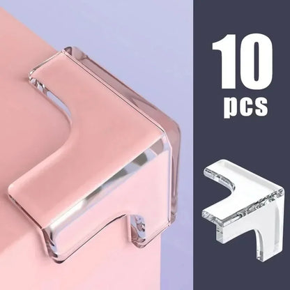 10PCS Children's clear Soft Anti-collision Furniture Corner Protectors