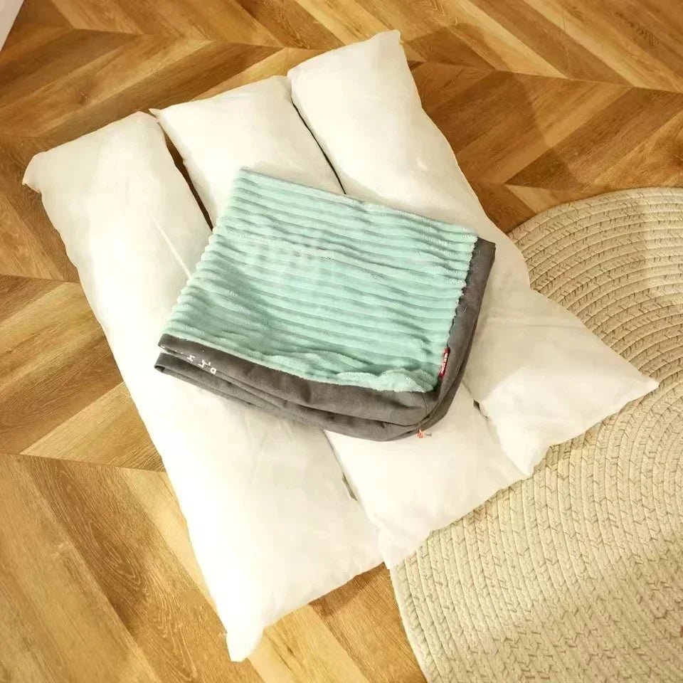 Big Dog Mat Corduroy Pad for Medium Large Dogs Oversize Pet Sleeping Bed Big Thicken Dog Sofa Removable Washable